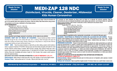 Medi-Zap 128 Label - UCC 