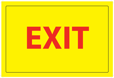 (Wall Decal) Exit