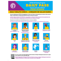 (Coroplast) Daily Health Pass/Check - En/Sp