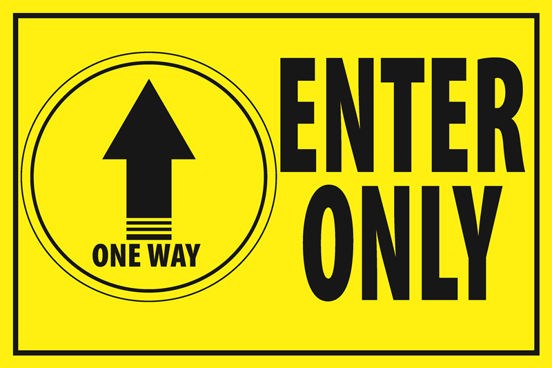 wall-decal-enter-only