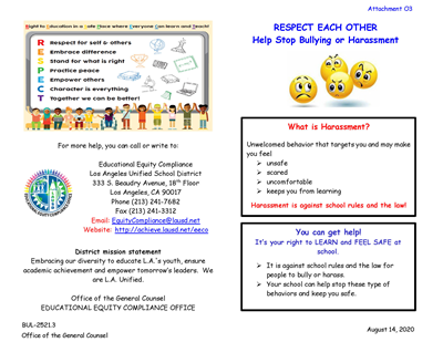 • BUL-2521.3 Nondiscrimination (English)