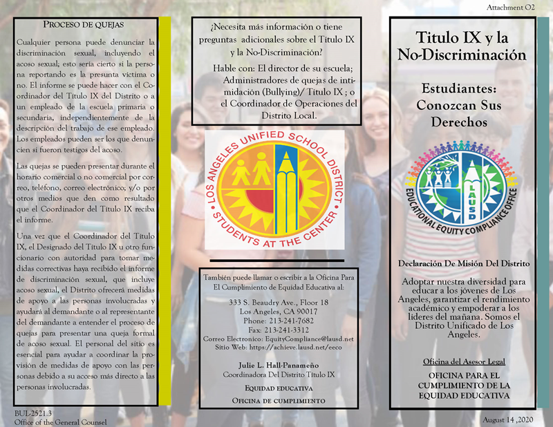 LAUSD Forms and Publications