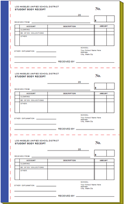 Student Body Receipt Book 2024 (3part)