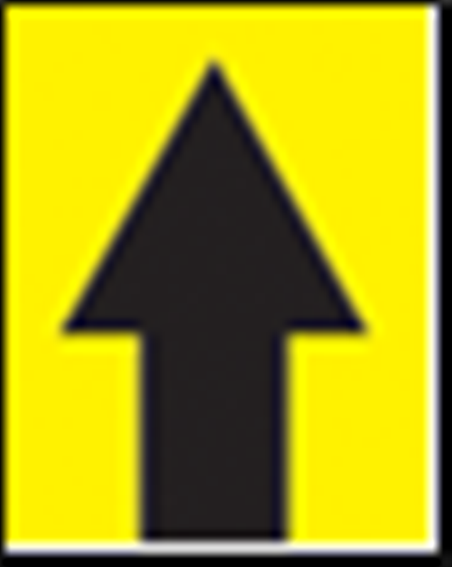 (Wall Decal) Directional Arrow Up